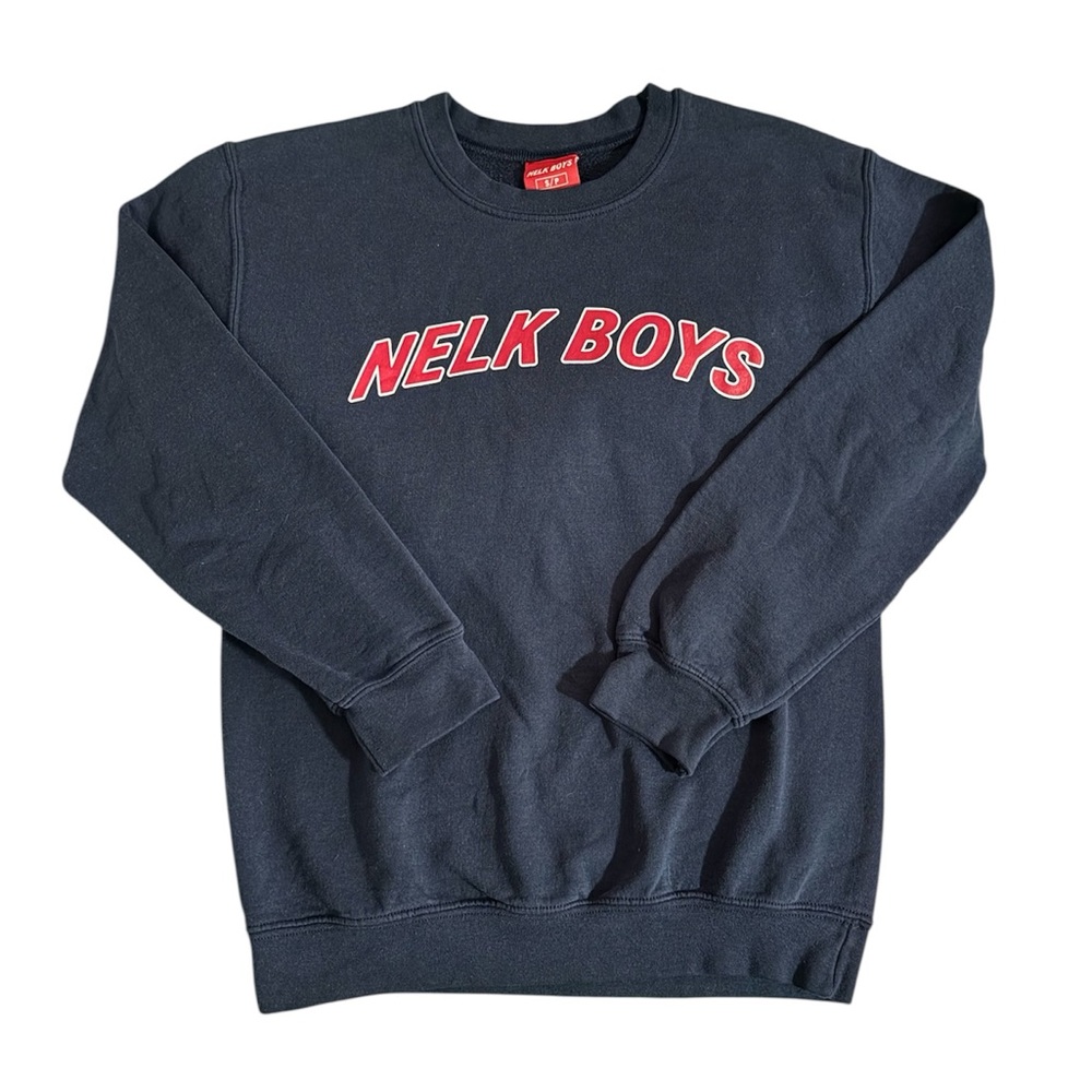 Nelk Boys full send Navy crewneck pullover #92